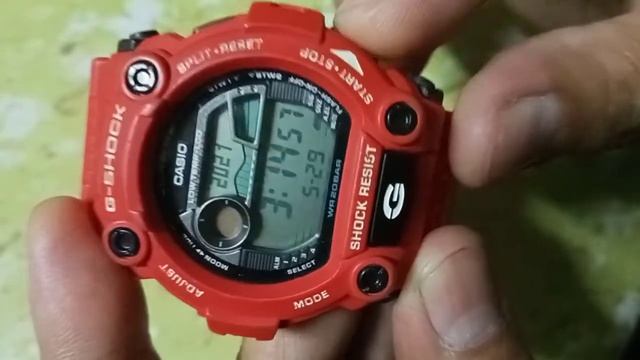 Time and Date adjustment tutorial Casio G-Shock model G-7900 смотреть онлайн