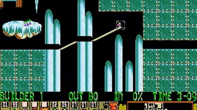 DOS Oh No! More Lemmings Havoc 1 Tubular Lemmings смотреть онлайн