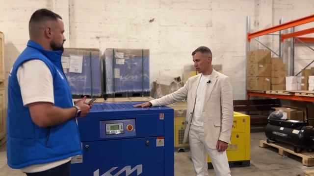 Обзор винтовых компрессоров KraftMachine смотреть онлайн