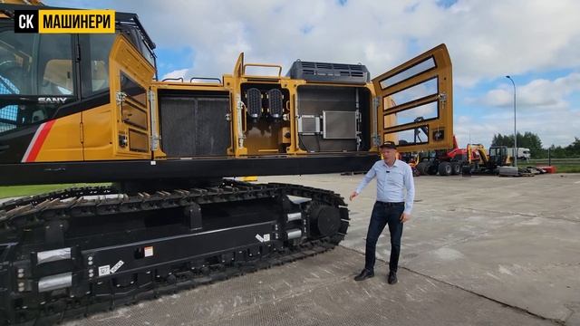 Обзор карьерного экскаватора Sany SY650HB смотреть онлайн