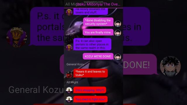 Mha Texting Story Overlord Deku (part 2) (the Realm Crystal) (Ninjago)