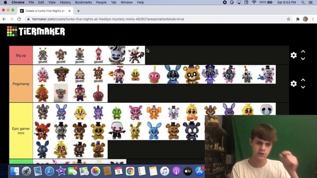 Ranking EVERY Single Mystery Mini In FNaF History смотреть онлайн