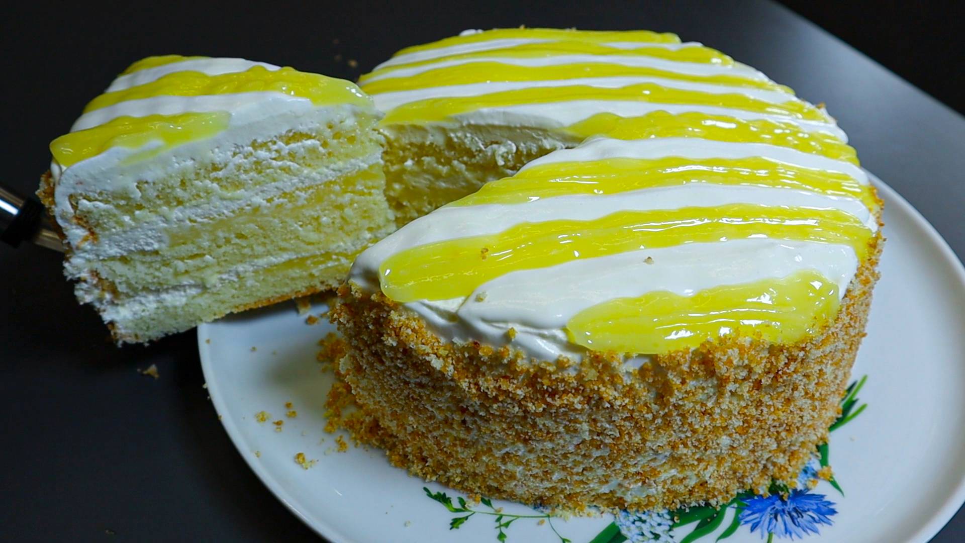 Знаменитый торт который сводит весь мир с ума! Мягкий и очень нежный! Лимонный торт из Испании.