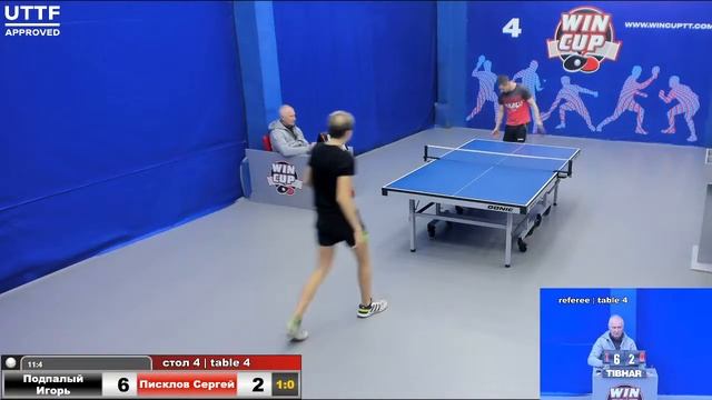 13:30 Подпалый Игорь 3-0 Писклов Сергей стол 4 Юг-1 16.01.21 смотреть онлайн