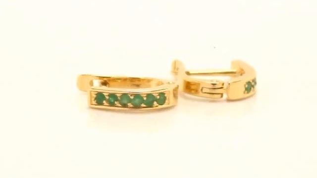 Серьги из красного золота 585 пробы (арт. Т101026835) смотреть онлайн