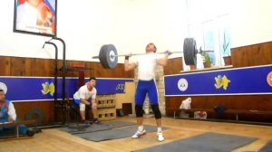 Abuzerli Cabrayil (62) 122 kg  Clean and jerk before Nationals 2017