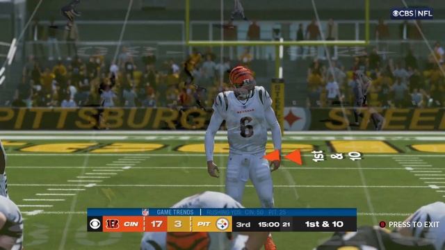 THE CINCINNATI BENGALS VS THE PITTSBURGH STEELERS WEEK 18 SIMULATION! (MADDEN 25 ROSTERS) смотреть онлайн