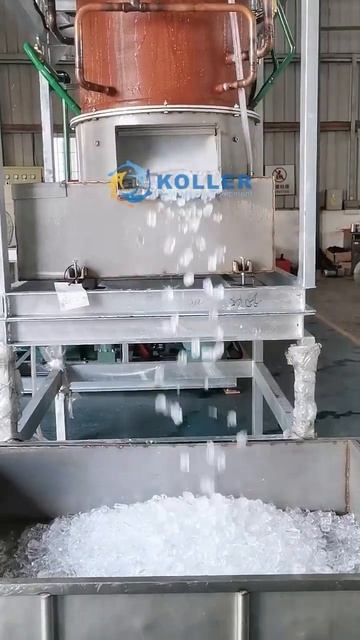 Koller tube ice machine 10tons testing video смотреть онлайн