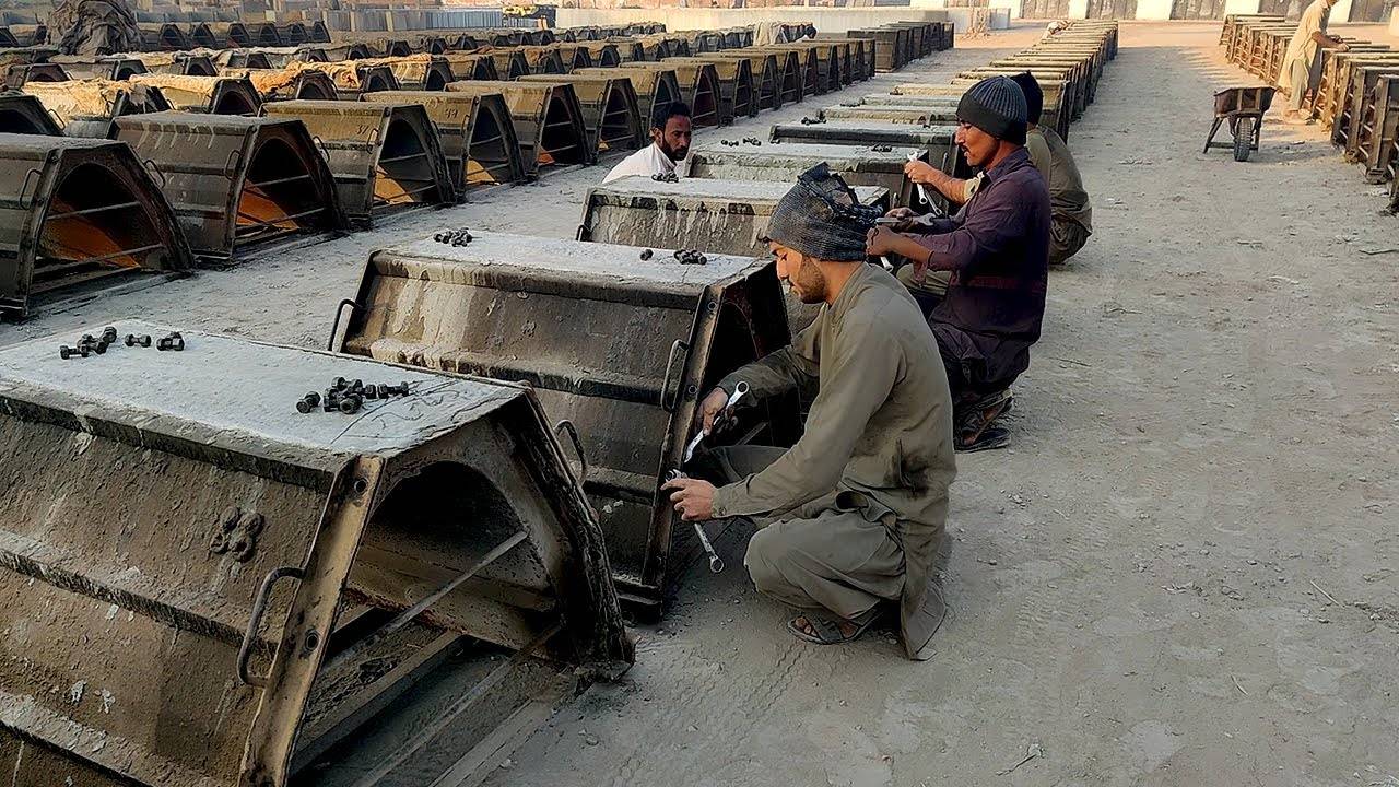 Процесс изготовления сегмента Процесс изготовления сегмента бетона Внутри завода смотреть онлайн