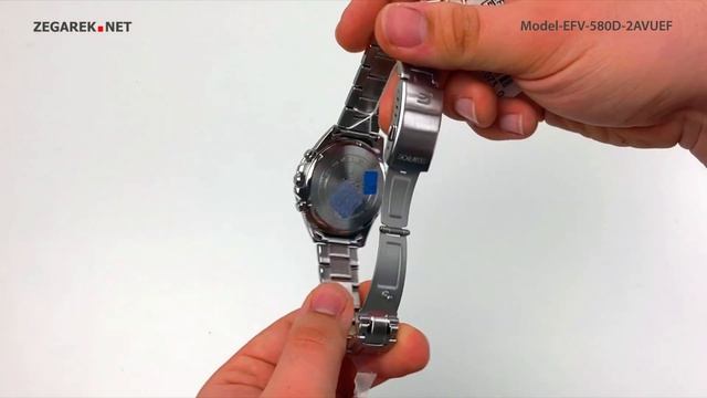 Casio EDIFICE Momentum EFV-580D-2AVUEF - Zegarek.net смотреть онлайн