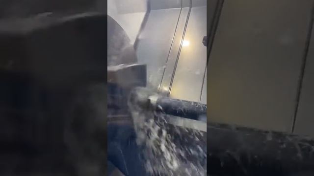 Drilling ø125 in CNC LATHE SMEC SL 6500L смотреть онлайн