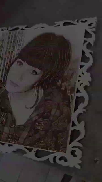 #лазерная резка #портрета на дереве