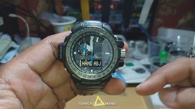 Cara Kalibrasi Jarum /Hand Adjust Dan cara Melihat tampilan Indikator Baterai CASIO G-SHOCK GWN1000 смотреть онлайн
