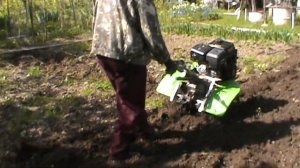 Мотоблок FORZA  на огороде. ч.1.