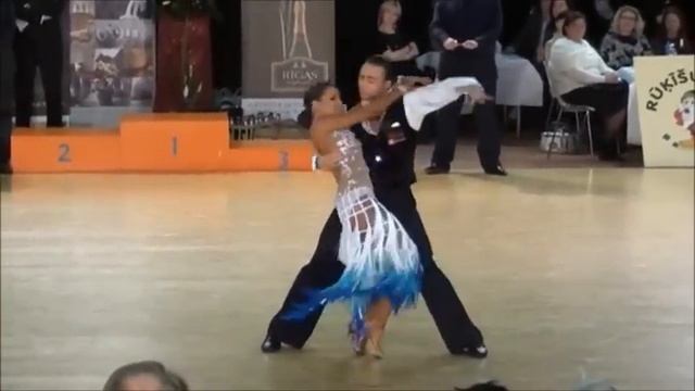Vjačeslavs Visnakovs & Tereza Kizlo rumba смотреть онлайн