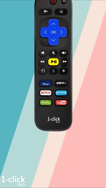Introducing 1-clicktech Remote For Roku Box And Roku TV