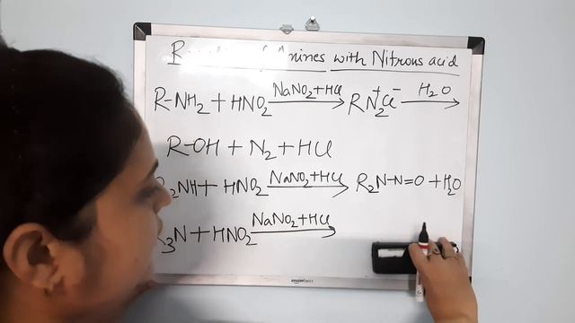 Chemical Reactions of Amines| Reaction with Nitrous acid |Test for differentiating 1°, 2° & 3° Amin смотреть онлайн
