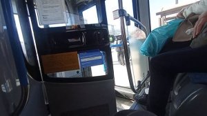 Поездка на ЭЛЕКТРОБУСЕ ЛиАЗ 6274.00 по маршруту 1 в Красноярске! (гос Т503ТО)