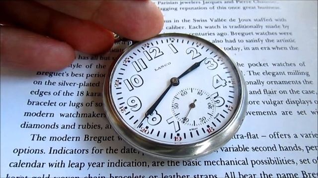 Lanco Pocket Watch 1950s смотреть онлайн