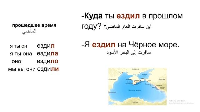 Ездить تعلم اللغة الروسية: الدرس 57 فعل الحركة смотреть онлайн