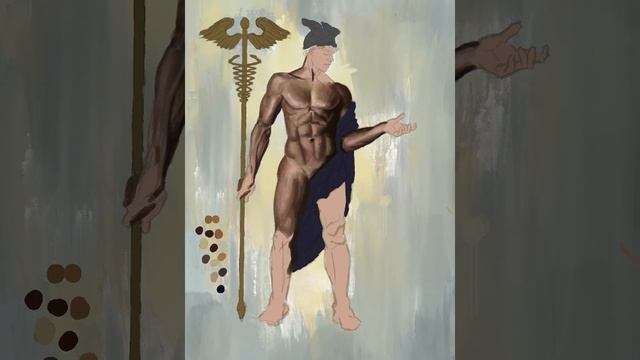 Digital Painting Timelapse: Hermes