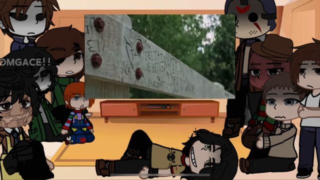 Slashers react to the bowers gang | Patrick Hockstetter | PART 1 | // TWS IN DESCRIPTION!! смотреть онлайн