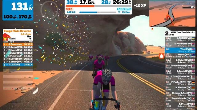 WTRL Team Time Trial - Zone 1 Tempus Fugit   2 Laps   37 Km