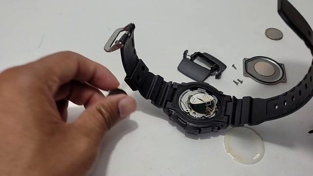 Casio Gshock GW-7900 Battery Change - Time Lapse