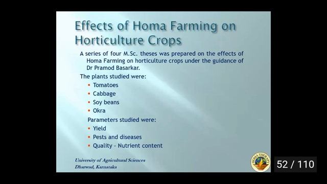 Homa Organic Farming - Bruce Johnson