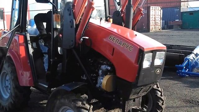 Фронтальный погрузчик ПМГ на Беларус 320 4 смотреть онлайн