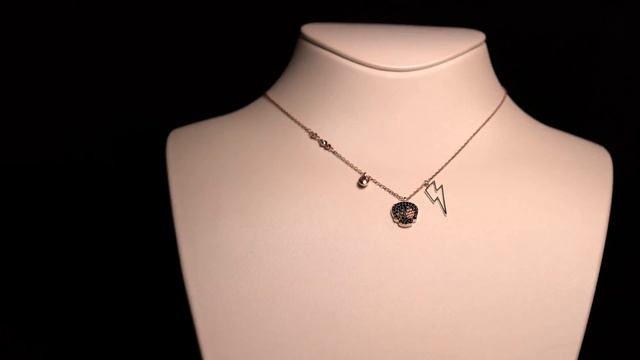 КУЛОН SWAROVSKI "DUO SKULL" смотреть онлайн