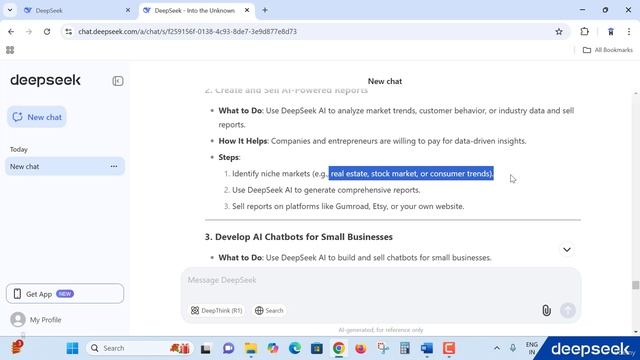 28 -Generating Extra Income with DeepSeek AI-Powered Opportunities смотреть онлайн