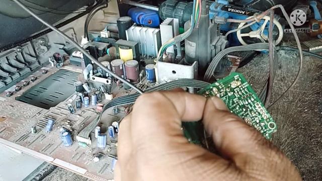 SHARP CRT TV/COLOR PROBLEM /EASY TO REPAIR/PANG NEWBIE . смотреть онлайн
