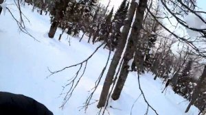 Бэккантри на Аджигардаке 27 02 22