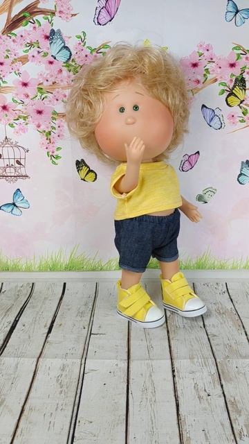 Cute Boy Blonde Doll Mia from Nines d'Onil смотреть онлайн