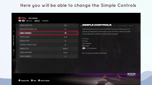 How to Turn on and off Simple Controls in EA Sports UFC 5 смотреть онлайн