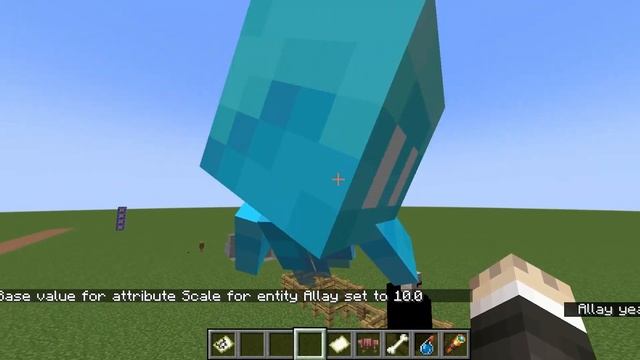 How to change mob sizes with /attribute command in Minecraft Java Edition смотреть онлайн