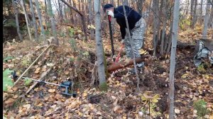 Металлокоп в тайге. Металл предков СССР.  1100кг