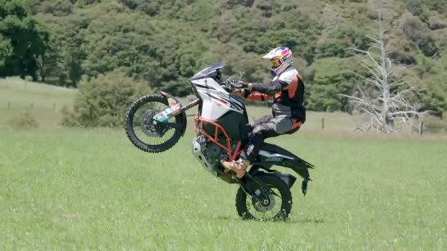 Крис Бирч. Турэндуро. Часть 15. Вилли на мотоцикле