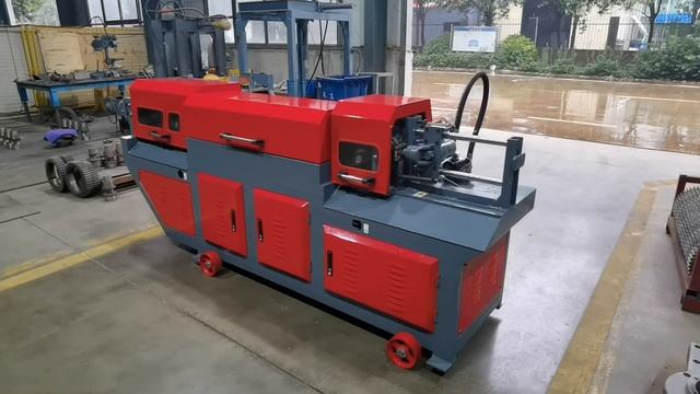 GT6/14S RUNUSN BRADN Steel Coil Wire Straightening and Cutting Machine全自动液压钢筋调直切断机 смотреть онлайн
