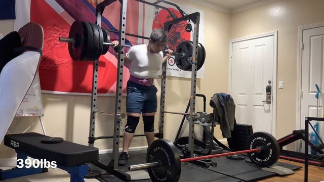 Squat/Bench Everyday Day 82: 420lb Squat PR with pork chops смотреть онлайн