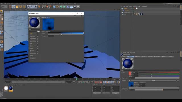 Cinema 4D АНИМАЦИЯ (капля воды в воздухе ) смотреть онлайн
