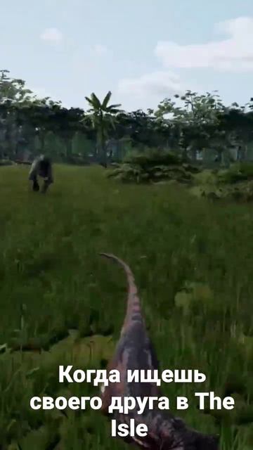 Когда пытаетесь найтись с друзьями в The Isle 😀#dinosaur #evrima #theisle #shorts смотреть онлайн