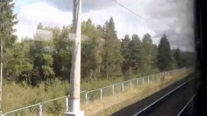 Вид из окна поезда  Тверь   Москва