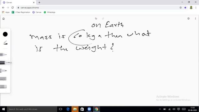 Gravitation-Concept Of Mass And Weight