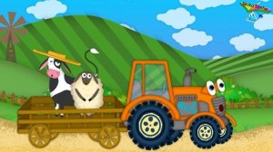 ТРАКТОРЕЦЬ БУР БУ РУН 2 - Весела дитяча пісенька про Тракторця - Назар САВКО - @savkonazar