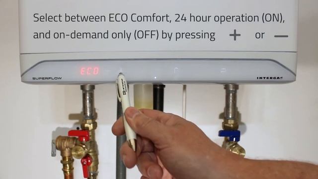 How to set DHW operation modes on the IBC Superflow SFT tankless water heater смотреть онлайн