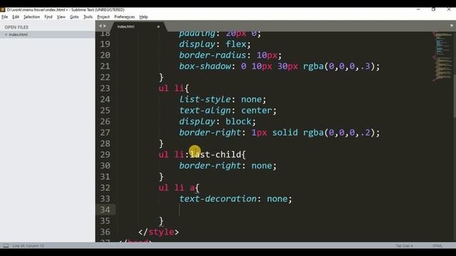 How to create navigation with icon using HTML and CSS | Hover Effect 2020 смотреть онлайн