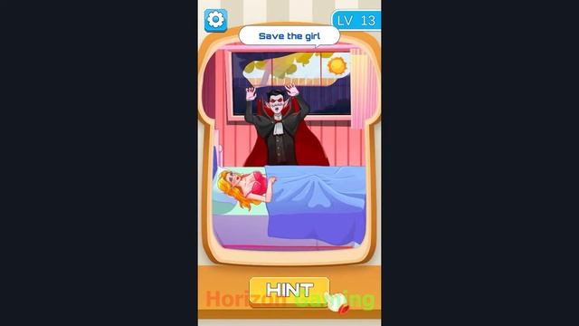 Brain Toaster Thinking Game LEVEL 13 Save the girl - Gameplay Walkthrough Android IOS смотреть онлайн