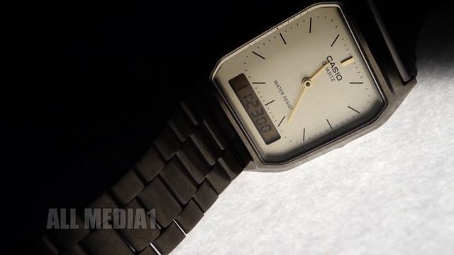 Casio AQ-230 E Analog Digital New Vintage Anthracite смотреть онлайн